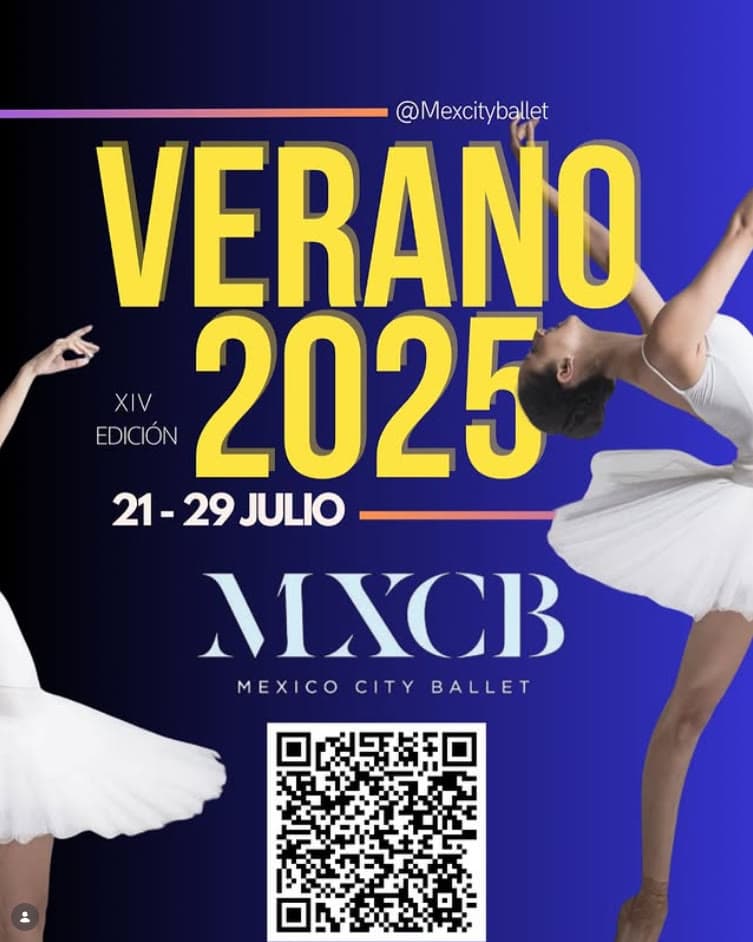 Cartel del MexCityBallet Summer Intensive, verano de 2025